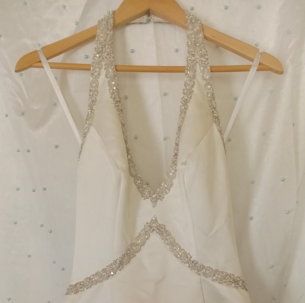 Beautiful elegant wedding dress